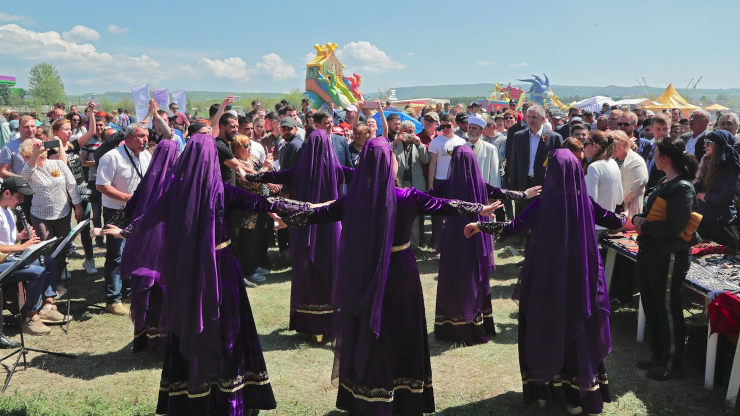 Celebration of Hydyrlez in the Bakhchisarai region of the Republic of Crimea