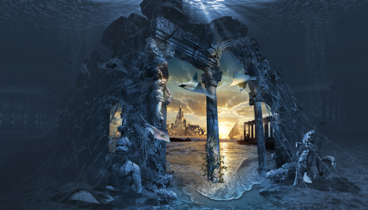 Artist's conception of Atlantis