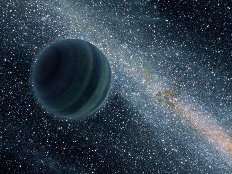 Artist's conception of a rogue planet