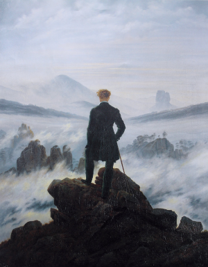 Wanderer above the Sea of Fog, Caspar David Friedrich