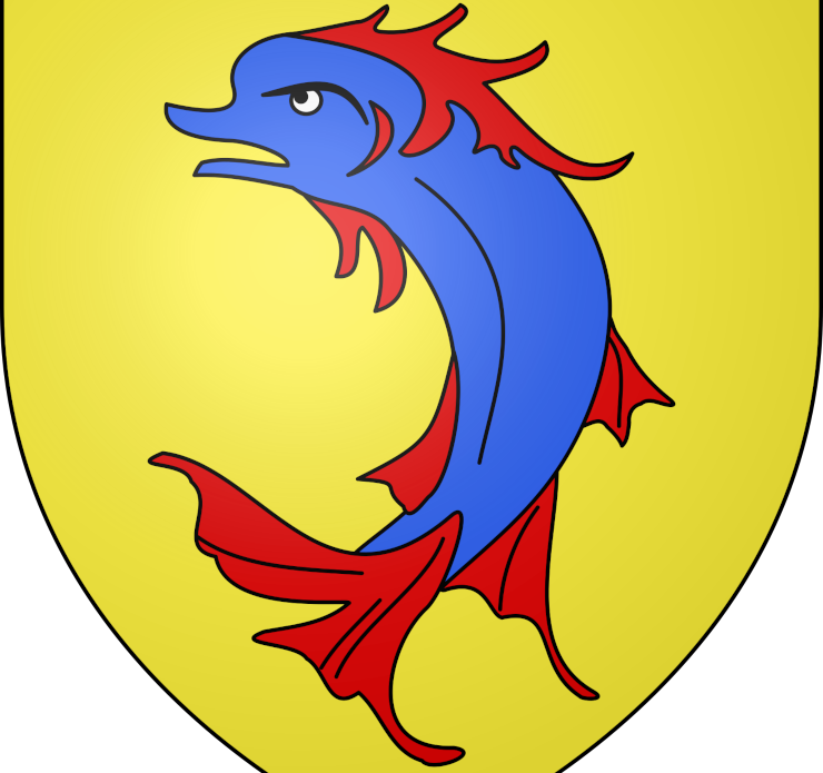 A reconstruction of the coat of arms of the Dauphin of Viennois