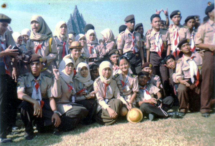 Indonesian Scouts at the 8th Indonesian National Rover Moot July 8-17 2003