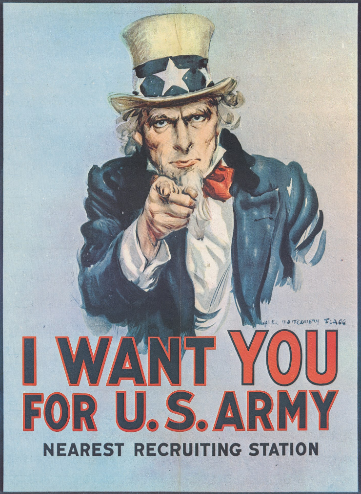 Uncle Sam Army recruitment poster