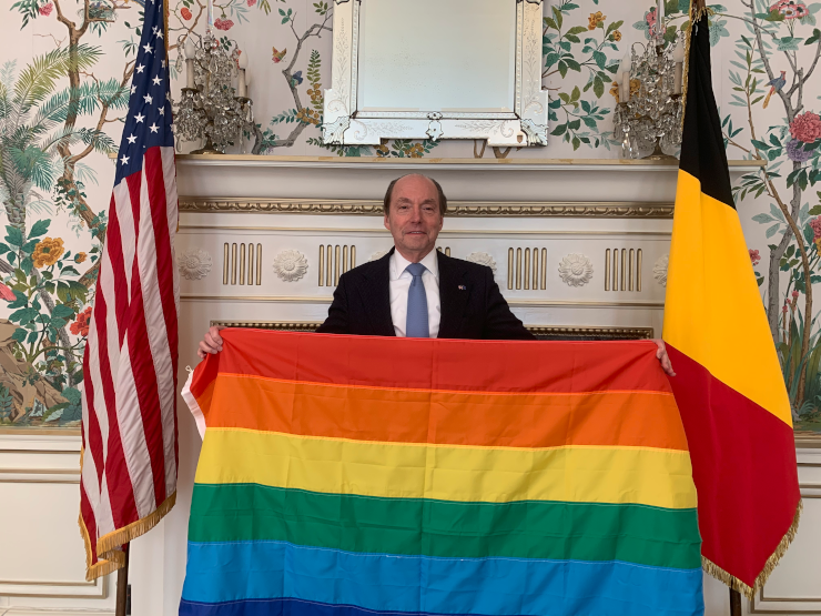 Ambassador Gidwitz celebrating IDAHOT 2020