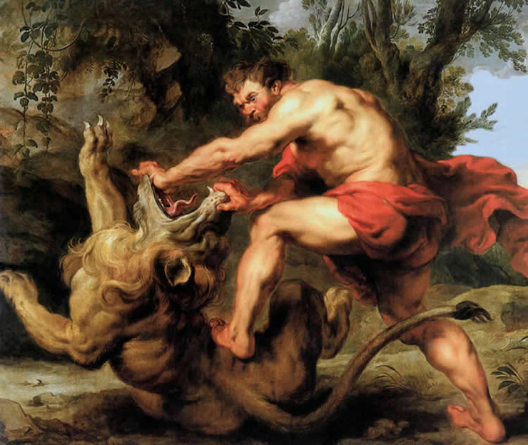 Samson Slaying the Lion