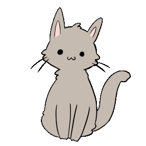Mint the cat, animated