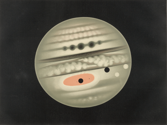 Trouvelot's Jupiter, upside-down