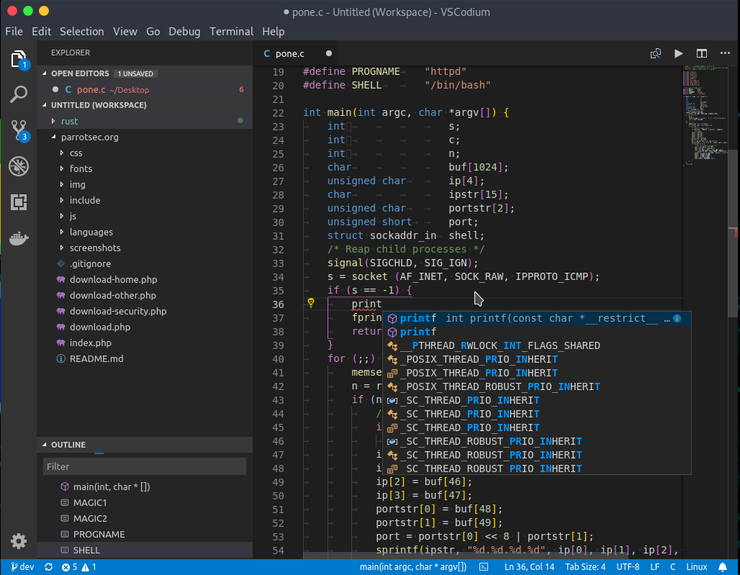 Visual Studio Codium